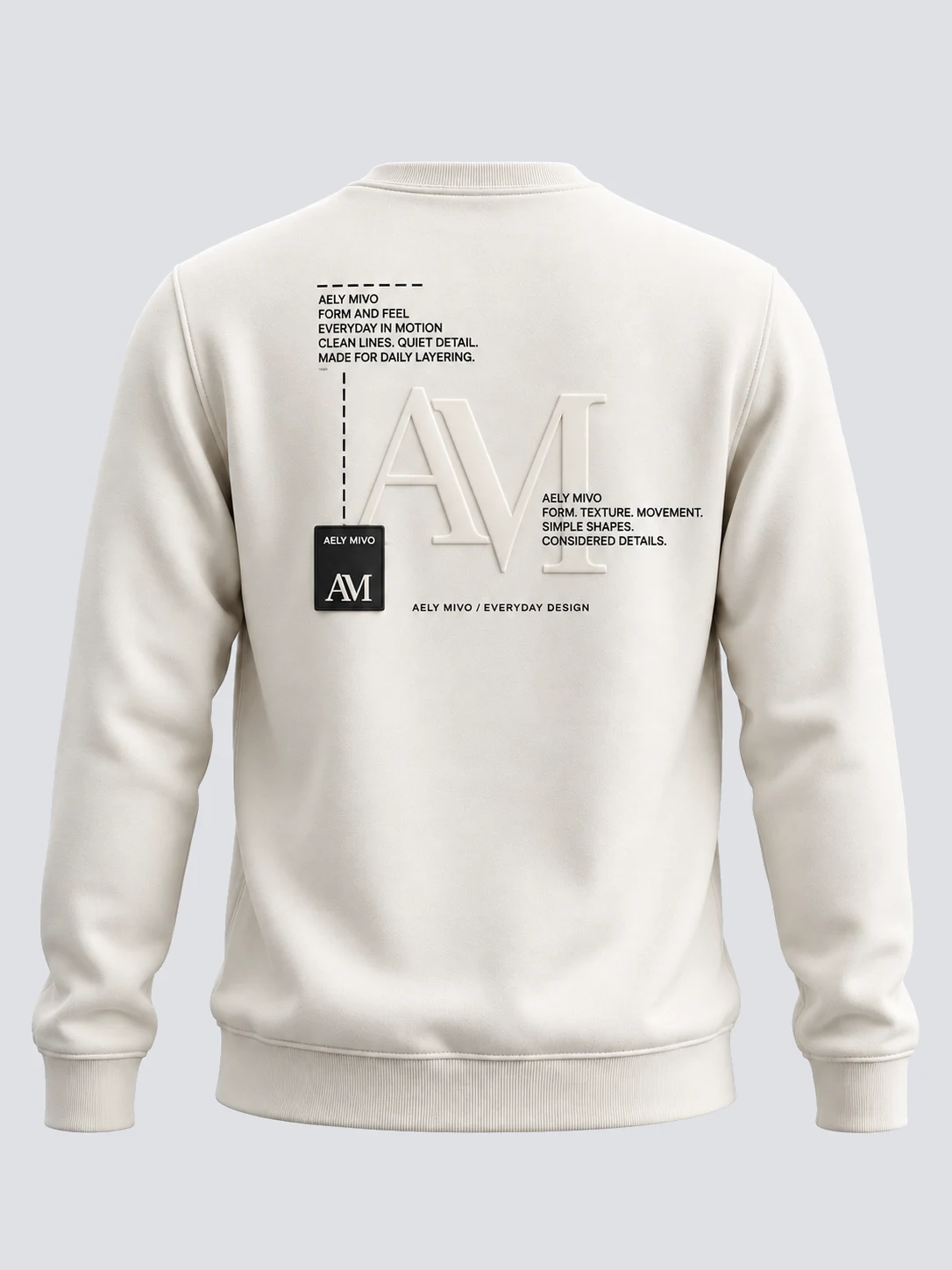 Back silicone print, flat text and TPU label